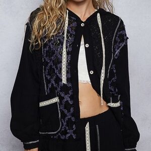 129 NWT POL Hoodie Shacket Jacket
